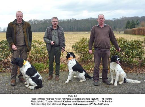 LG Niedersachsen Wir gratulieren allen erfolgreichen Hundeführern und wünschen weiterhin viel Suchenglück und Erfolg.