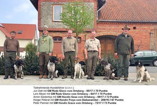 LG Niedersachsen Allen erfolgreichen Hundeführern gratulieren wir recht herzlich und wünschen für die bevorstehenden Aufgaben weiterhin viel Erfolg und Suchenglück.