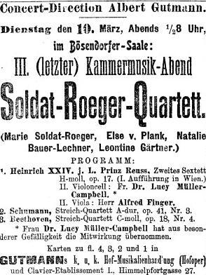 3. Konzert am 10. März 1903: Neue Freie Presse (Wien), 8.