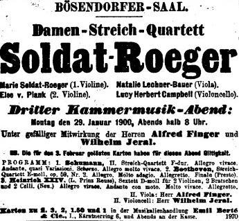 Februar 1900: Neue Freie Presse (Wien), 28. Januar 1900, S. 16.
