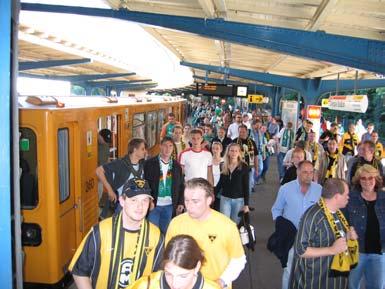 Green Goal TM Mobilität Beispiel öffentlicher Personennahverkehr in Berlin sehr gute Anbindung des Olympiastadions an