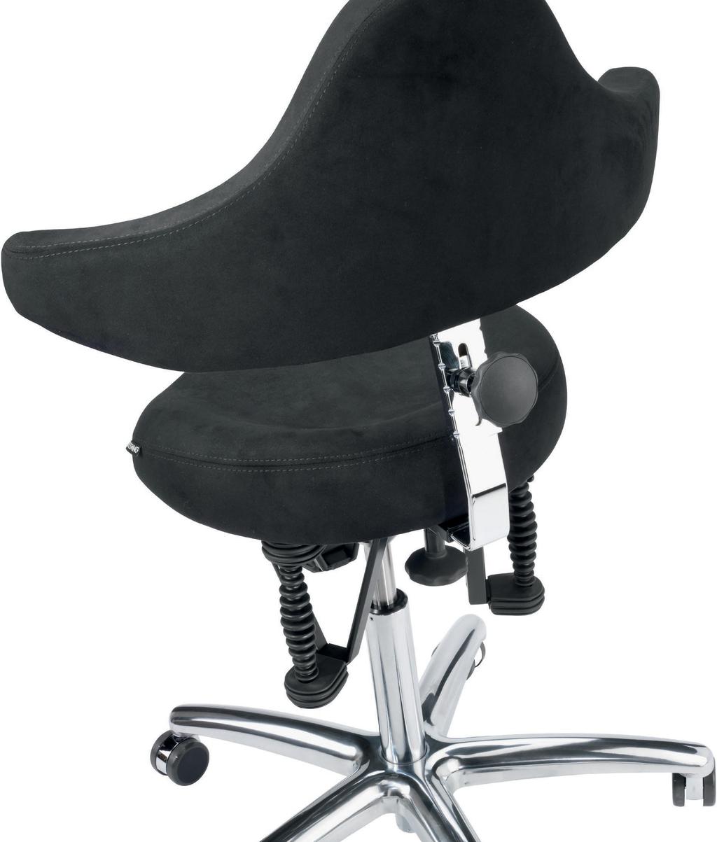 Das Sitzsystem BIOSWING Boogie stretch Die agile Sitz-Stehdynamik mit perfekter Ergonomie Neben der ergonomisch hochwertigen und komfortablen Bestseller-Ausführung des BIOSWING Boogie strech mit