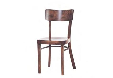 - PIZ, Stuhl ohne Armlehne, Buche, schwarz lackiert Gestell Sitz- und Rückenteil Buche Kategorie
