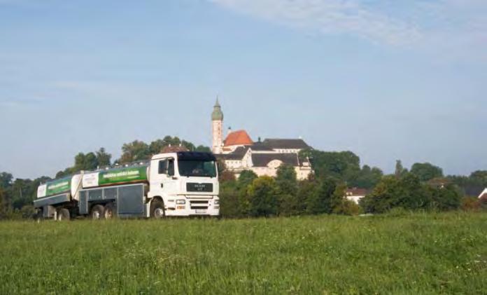 Der führende Bio-Milchverarbeiter Im Land der Berge und Seen In Oberbayern, der Region