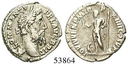 RIC 529; MIR 100. ss 140,- Lucilla, Frau des Lucius Verus, 147-183 Denar 164-167, Rom. 3,68 g. Drapierte Büste r.