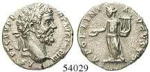vz 135,- 54025 54030 Clodius Albinus, Caesar, 193-195 Me-Sesterz 194-195, Rom. 19,52 g. Kopf r.