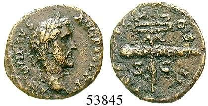 unediertes Exemplar. ss 160,- 53843 Antoninus Pius, 138-161 Denar 140-143, Rom. 3,23 g.
