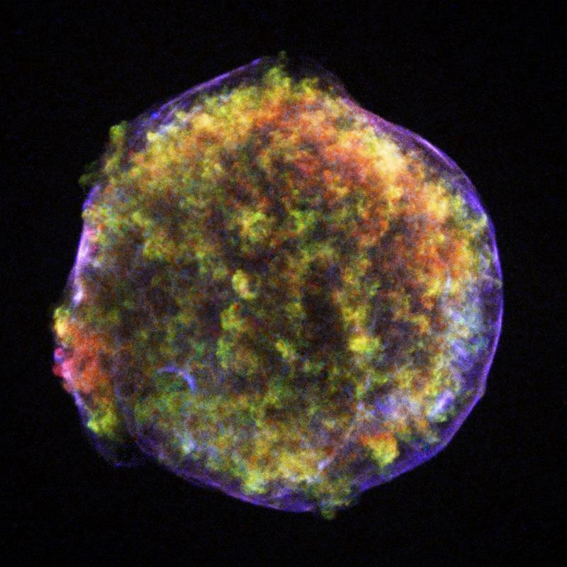 Überrest der Supernova von 1572 im Röntgenlicht