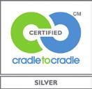 hat. Cradle to Cradle Certified CM ist ein vom Cradle to Cradle Products Innovation Institute verliehenes Gütezeichen, das die Nachhaltigkeit eines Produkts als Ganzes - also über den gesamten