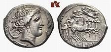 Künker elive Auction 11 Page 10 GREEK COINS SICILIA misc 22 PUNIER. AR-Tetradrachme, 350/300 v. Chr., Rasch Melqart (= Kephaloidion?); 16.97 g. Quadriga r., Nike bekränzt Lenker//Weiblicher Kopf r.