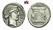 Künker elive Auction 11 Page 25 ROMAN COINS MÜNZEN DER RÖMISCHEN REPUBLIK misc 102 AR-Denar (Serratus), 81 v. Chr., Rom, C. Marius Capito; 3,84 g. Cereskopf r.