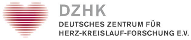 12. August 2014 Nutzungsordnung des DZHK e.v. zur Nutzung von Daten und Probenmaterial des DZHK Use and Access Policy I.
