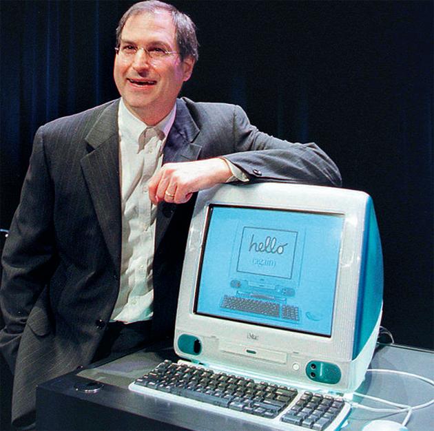 Anwendungsbeispiel: imac von 1998 (4) Vorstellung des imac hello (again) von Steve Jobs
