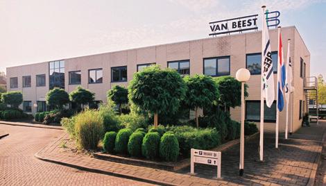 VAN BEEST B.V. Hauptsitz Postfach 57 3360 AB Sliedrecht Niederlande Industrieweg 6 3361 HJ Sliedrecht Niederlande Telefon +31 184 41 33 00 Telefax +31 184 41 49 59 E-mail sales@vanbeest.nl www.
