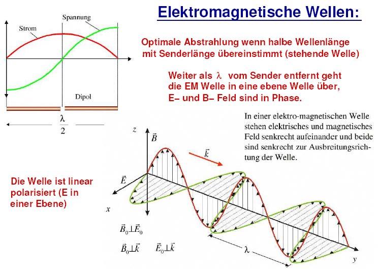 Licht als elektromagnetische Welle Polarisation (transversale Welle)