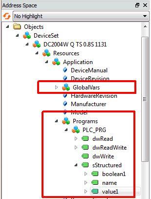 Über das Plus-Symbol der Iconleiste kann ein OPCuA Server mit in die Konfiguration übernommen werden.