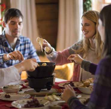 Fondue-/ Raclette-schiffe Der kulinarische Winterklassiker ideal für gemütliche feiern.