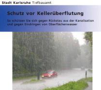 Beispiele für Broschüren FÜR DEN BÜRGER: Schutz vor Kellerüberflutung