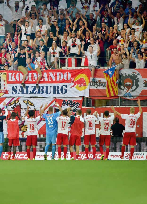 Am Dienstag konnten die Fans und die Spieler des FC Red Bull Salzburg endlich den