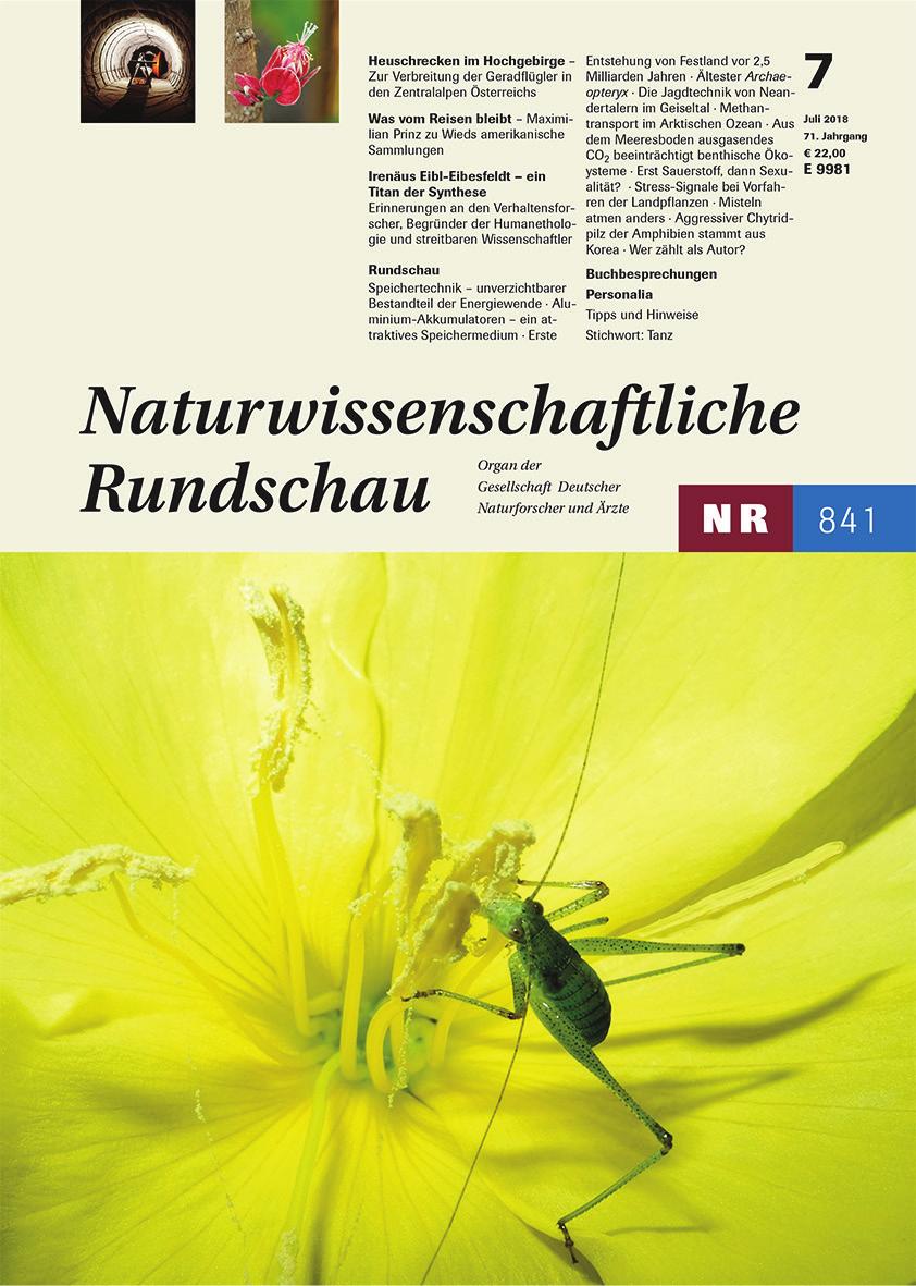 WVG Wissenschaftliche Verlagsgesellschaft Stuttgart 08 Jahrgang / Year's set: 72 (1-12)* Erscheinungsweise / monatlich / monthly 21 x 29,7 cm Abo. jährl. / Subscr.