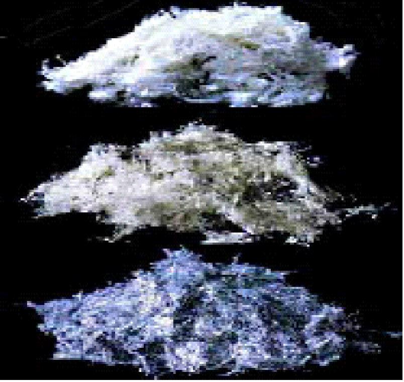 Asbest Eigenschaften: beständig, elastisch, biegsam, isolierend, feuerfest, spinnbar Gruppe natürlicher Mineralien Feinfaserige Struktur Griechisch: