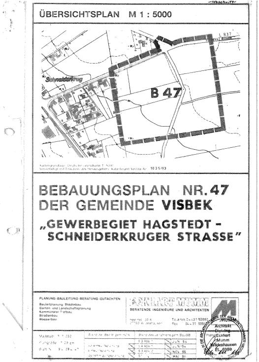 Projekt Nr. 1910-12-b-iz: B-Plan Nr.