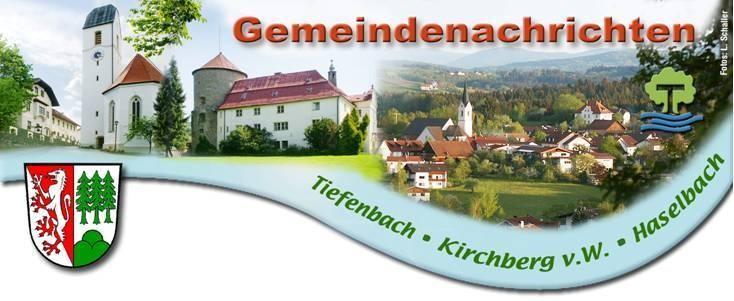 Tiefenbach -1- Nr. 23/2016 Ausgabe Nr. 23/2016 22. Dezember 2016 Herausgeber: 1.