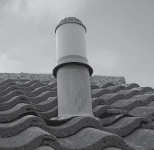 Problemsituation Abschneiden oder Verlegen von alten, bereits vorhandenen Dachlüftern ist nötig.