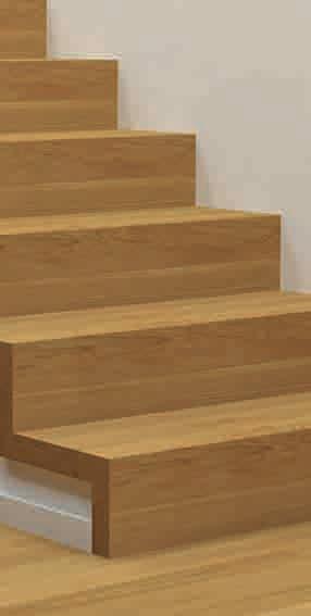 Das Treppen- und Stufensystem Einfach. Perfekt. Zum Boden. Auch vor der Treppe macht unser ter Hürne Boden nicht halt.