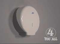 Toilettenpapierrollen bis Ø 25 cm, BHT: 30 x 31 x 12 cm, Kern 5,5 cm / Jumborollenhalter aus ABS-Kunststoff, weiß, für Maxi-Jumbo