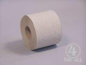 Toilettenpapier Toilettenpapier 1-lagig Normalrollen Toilettenpapier 1-lagig, hellgrau Krepp, 400