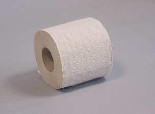 Toilettenpapier 2-lagig, naturweiß Tissue, 250 Blatt, Abriss 12 cm, VE=64 Rollen (8 x8rollen)