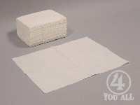Poliertücher / Reinigungstücher Pflege-/Poliertücher geschnitten Poliertuch / Pflegetuch AirLaid weiß, 27 x 32 cm, 100% Zellstoff 1.