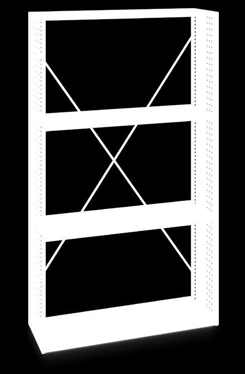 Regalsystemen 4x Fachboden Art.-Nr. 40035002.