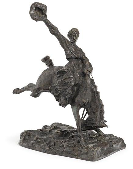 131 314818 / 42590-1 Rodeo, 1933 Paolo Troubetzkoy (1866 Intra 1938 Pallenza) Bronze, braun patiniert.