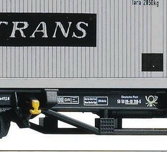IV 29,99 * Orginalgetreue Beschriftung 47718 Containertragwagen Lgs579 Hapag