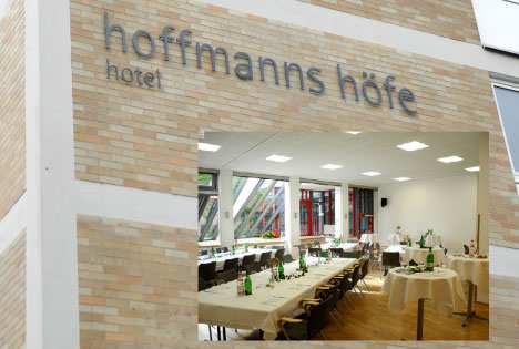 Veranstaltungsrt Die hffmanns höfe befinden sich im Westen Frankfurts südlich des Mains im Bereich des Uniklinikums.