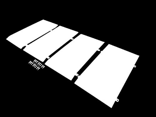 8-41100125 (0 S - 0-4000 S) - Set Lange Rampen für Bodenversion - Set rampes longues pour la version de plancher L1 = 800 - L2 = 1300 B. cod.