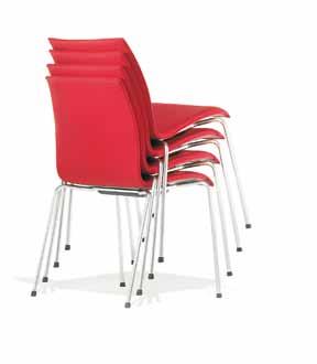 Trio is een uiterst praktische en veelzijdige stoelenserie.