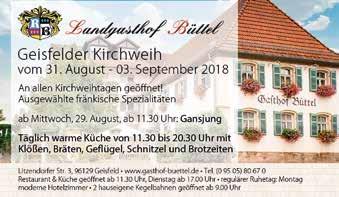 64 65 September Kerwa Oberleinleiter Markt Heiligenstadt [23] 29. August 03.