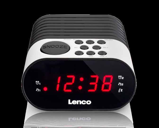 Sleep timer Snooze function 3V battery for clock backup (not supplied) 116 CR-07 Spezifikationen Uhrenradio mit PLL FM Tuner und LED-Display