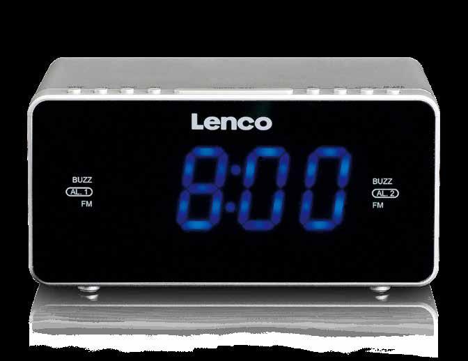 Weckzeiten Kalenderfunktion Sleeptimer Schlummerfunktion 2 eingebaute Lautsprecher