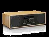 with RDS Bluetooth CD/MP3 player 40 FM presets 40 DAB+ presets Alarm function LCD display Output power: 2 x 18 Watt (RMS) Wooden
