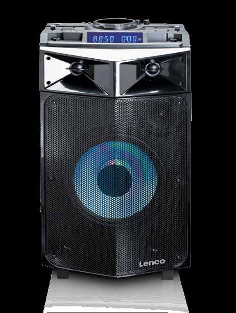 PMX-240 150 watt Side view, trolley function Seitenansicht, Trolleyfunktion Party speakers Party speaker Top view Draufsicht Adjustable LED Kilogram 12,8 Wireless MIC PMX-240 Specif ications