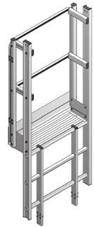 271,00 1.452,00 DIN 18799-1 bauliche Anlagen. DIN 14094 Notleitern. Plattformbelag minium gerieft, geschlossen.