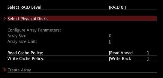 Mit UEFI ein 2,2-TB-RAID erstellen Falls Sie ein RAID-Volume mit mehr als 2,2 TB erstellen möchten, können Sie manuell ein RAID- Array im UEFI-Modus anlegen.