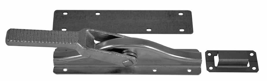 Tortreibriegel (Hebel GTW, galvanisch verzinkt) Ausführung: nahtlos gezogener Kasten, flach anliegender Hebel Art.-Nr.: 02200 kompl.