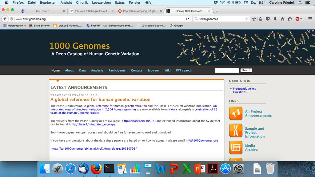 Genome über Genome