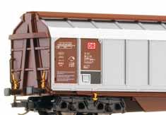 TRAXX class 285 with two freight cars Bettungsgleisoval, neuer TILLIG-Fahrregler (ohne