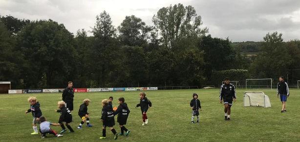 DFB-Mobil zu Gast beim SV Kippenheim Große Augen machten unsere G-, F- und E-Juniorenspieler, als sie am vergangenen Freitag ins wöchentliche Training kamen.